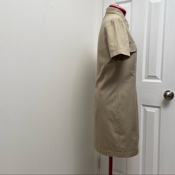 Company Ellen Tracy Women 100% cotton midi buttoned down dress. Size 6. Used. - Picture 5 of 9